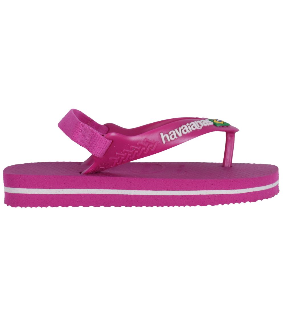 Havaianas Klipklapper - Baby Brasil Logo - Rose Gum