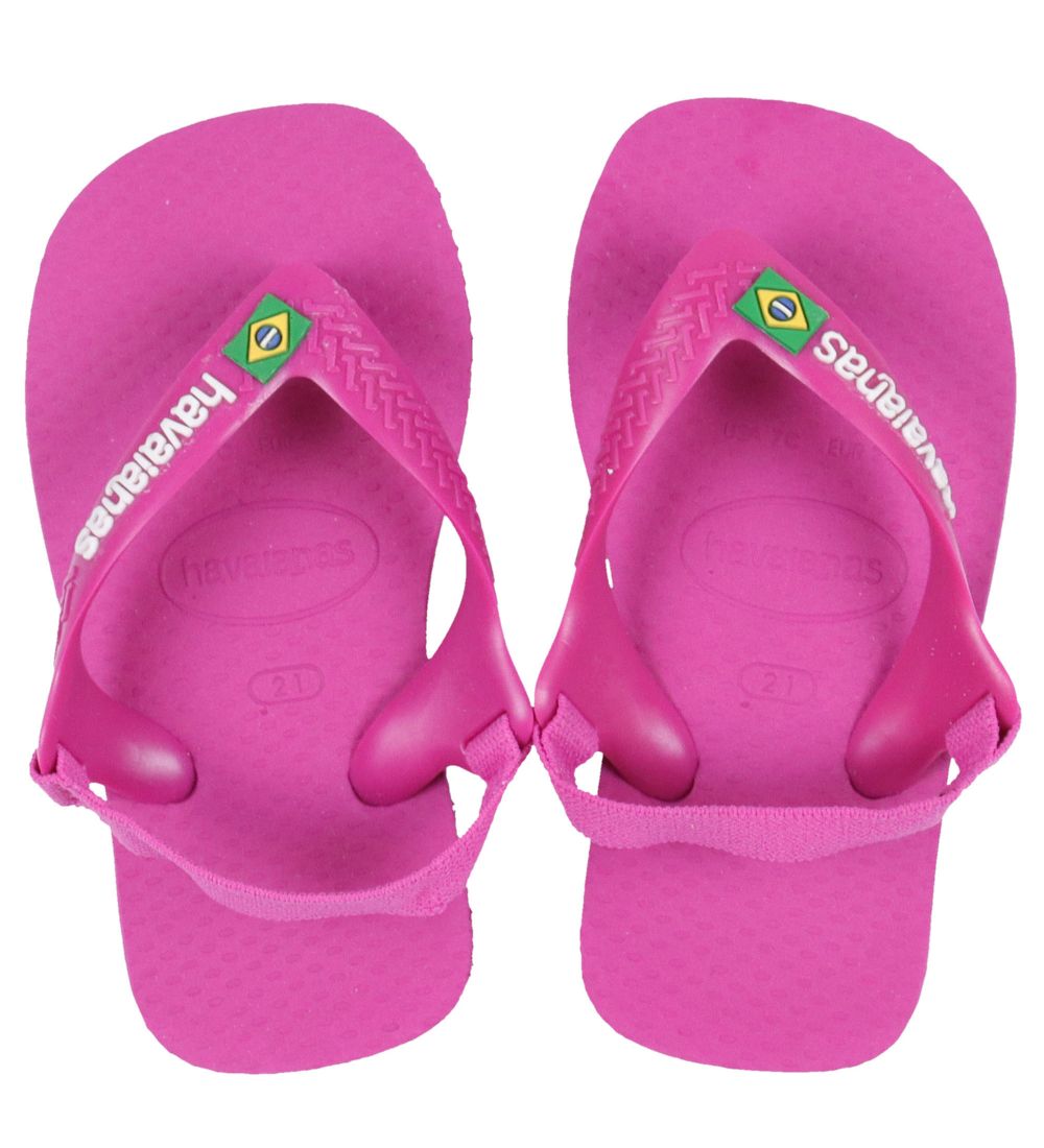 Havaianas Klipklapper - Baby Brasil Logo - Rose Gum
