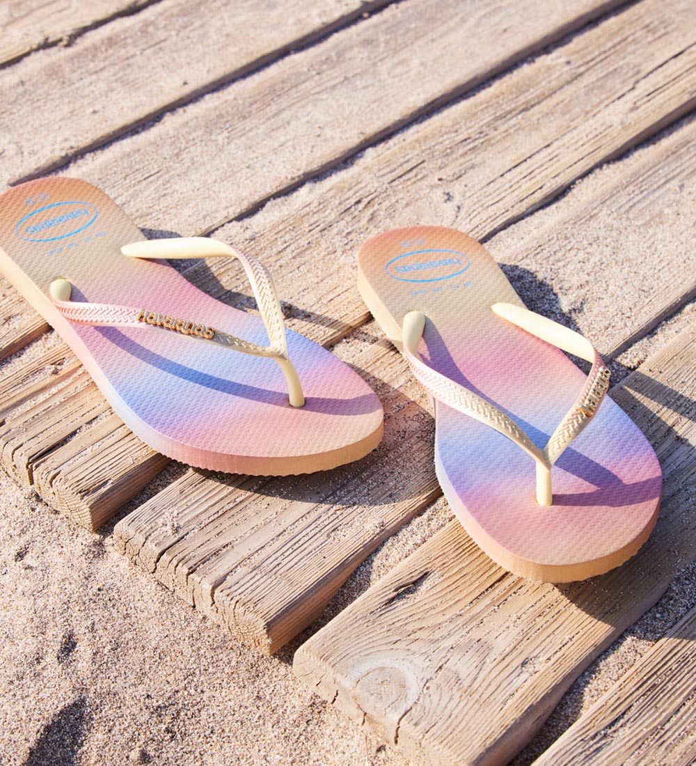 Havaianas Klipklapper - Slim Gradient Sunset - Pixel/Yellow