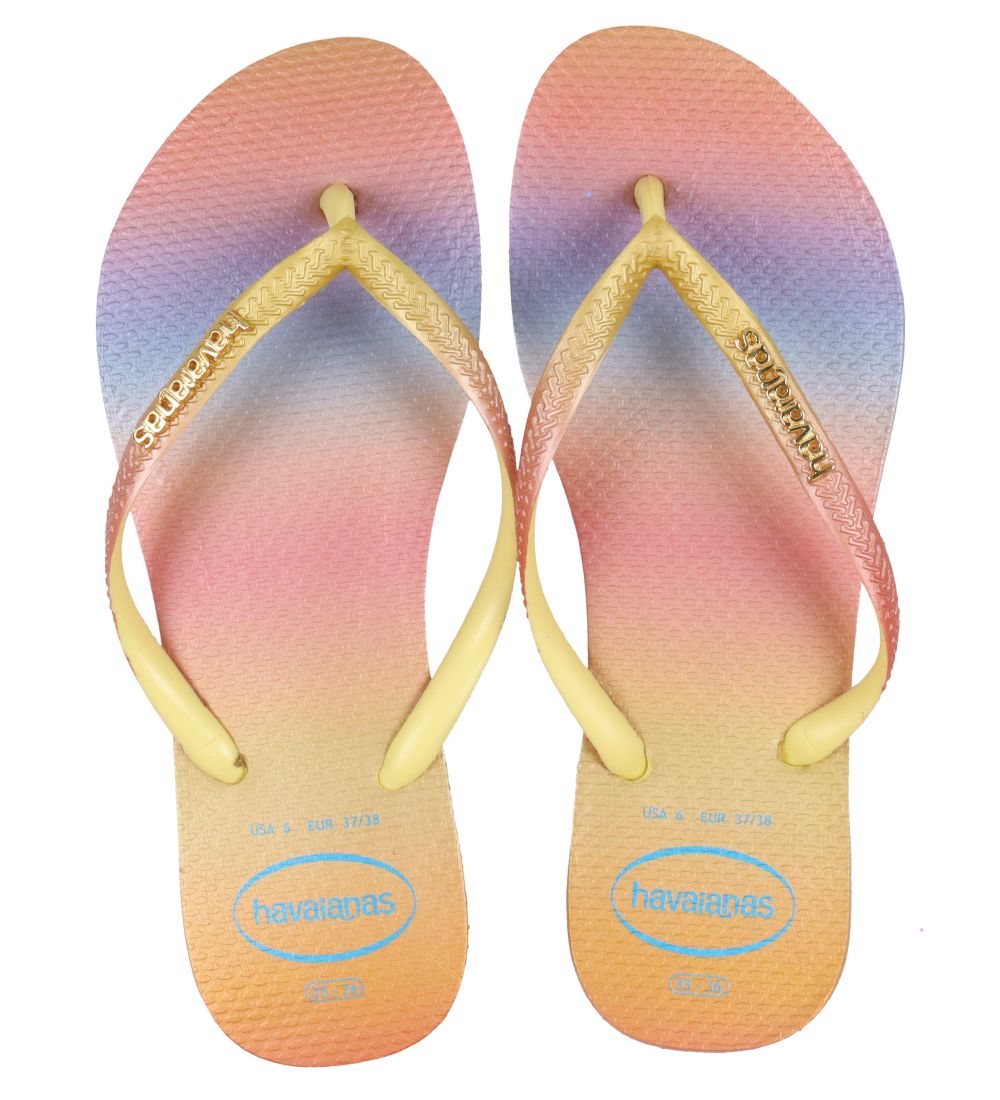 Havaianas Klipklapper - Slim Gradient Sunset - Pixel/Yellow