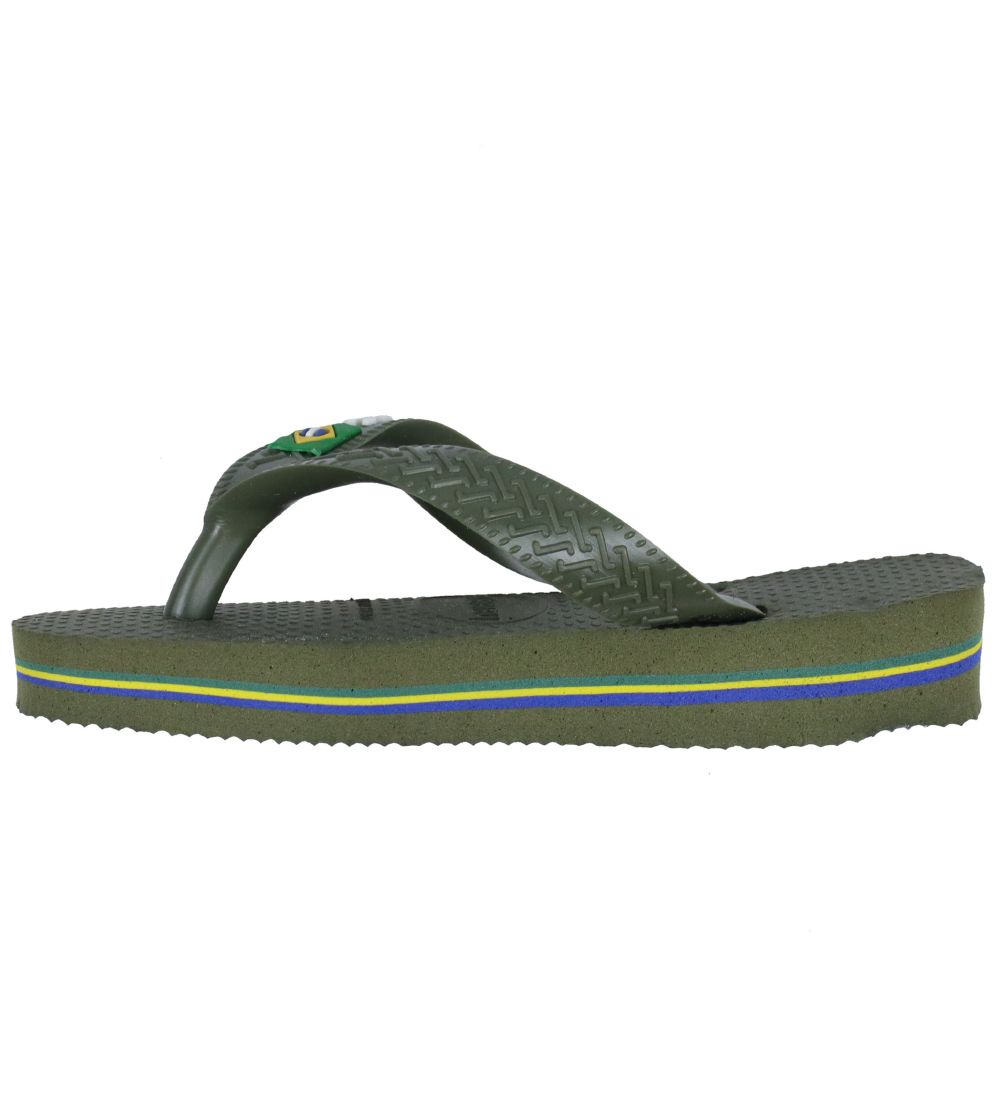 Havaianas Klipklapper - Brazil Logo - Moss