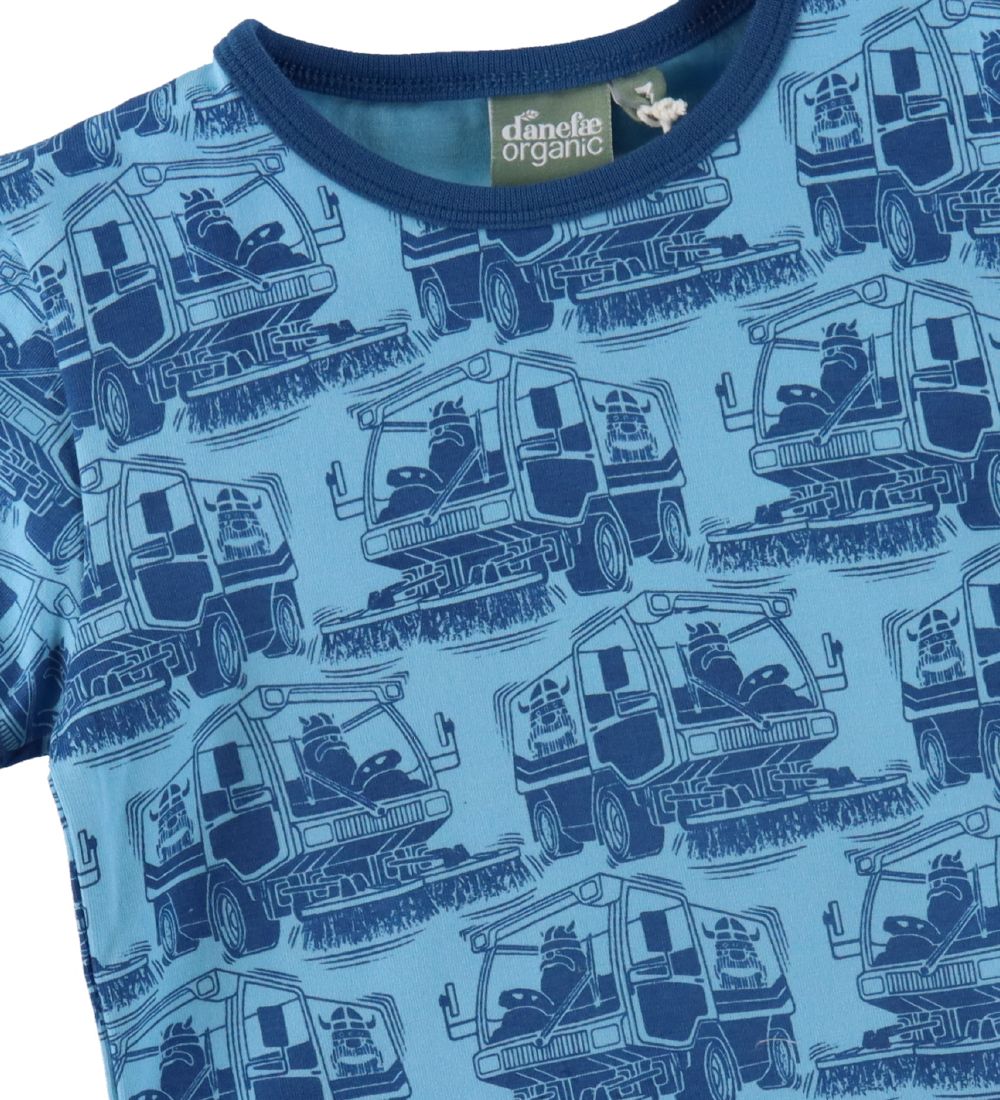 Danefæ T-shirt - Danechives - Mild Blue SWEEPER
