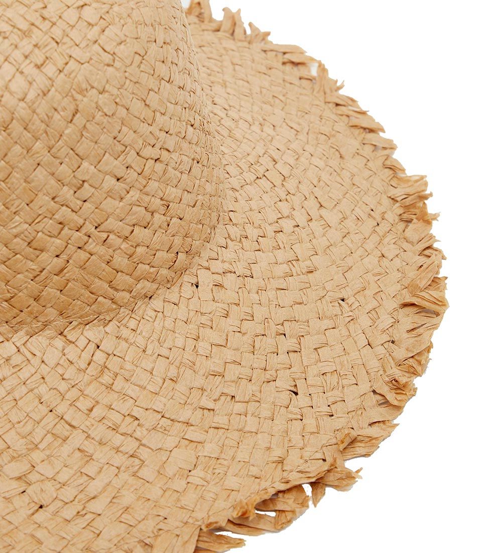 Lil' Atelier Strandhat - NmfFenjo - Straw/White Pepper