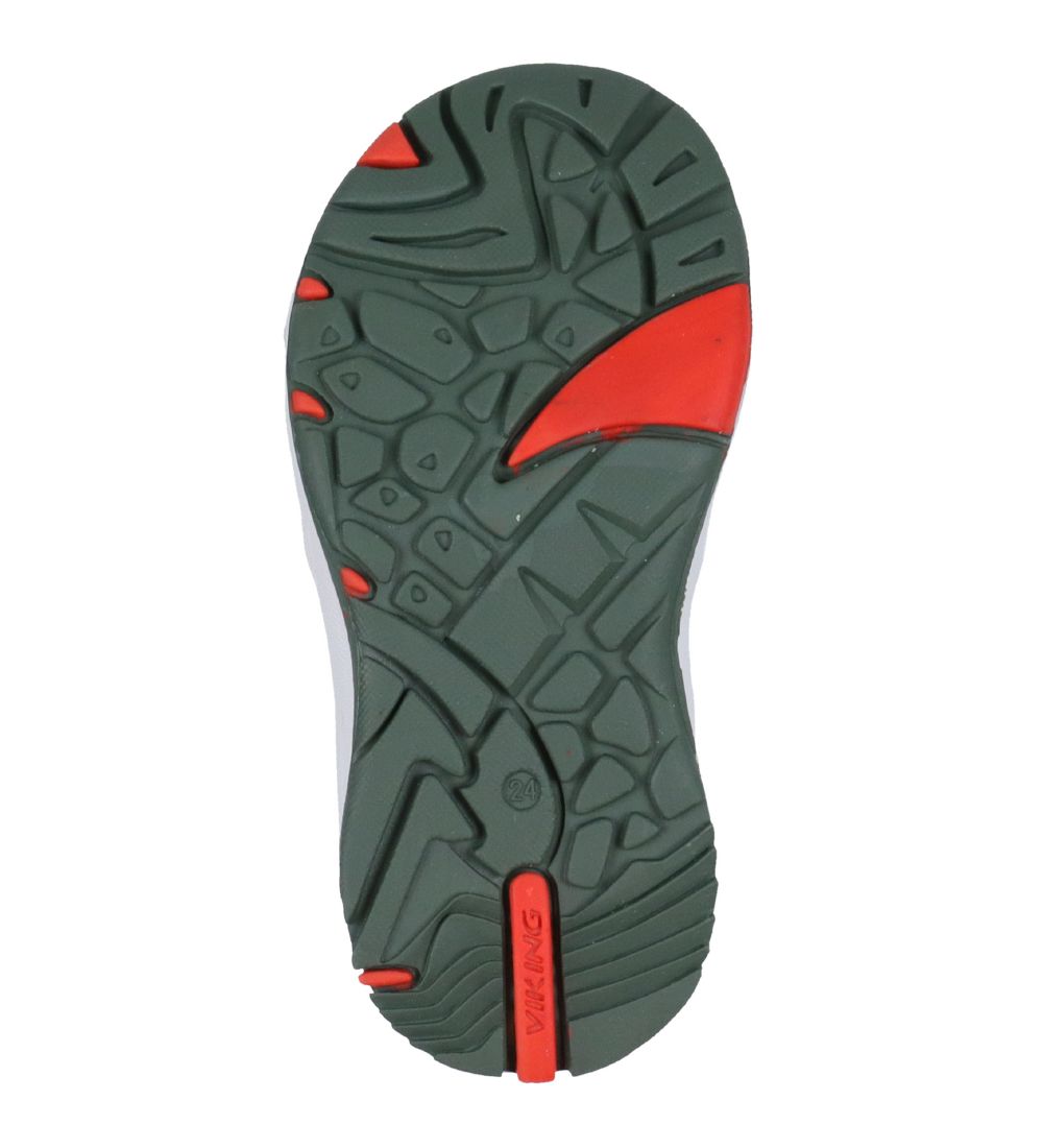 Viking Sandaler - Thrill - Moss Green/Red