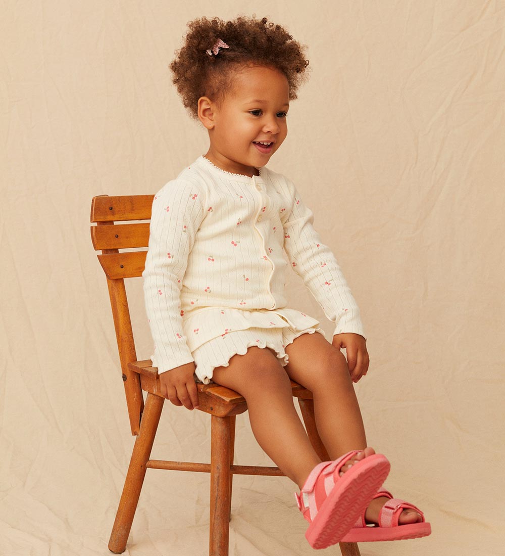 Petit by Sofie Schnoor Shorts - Antique White m. Kirsebær