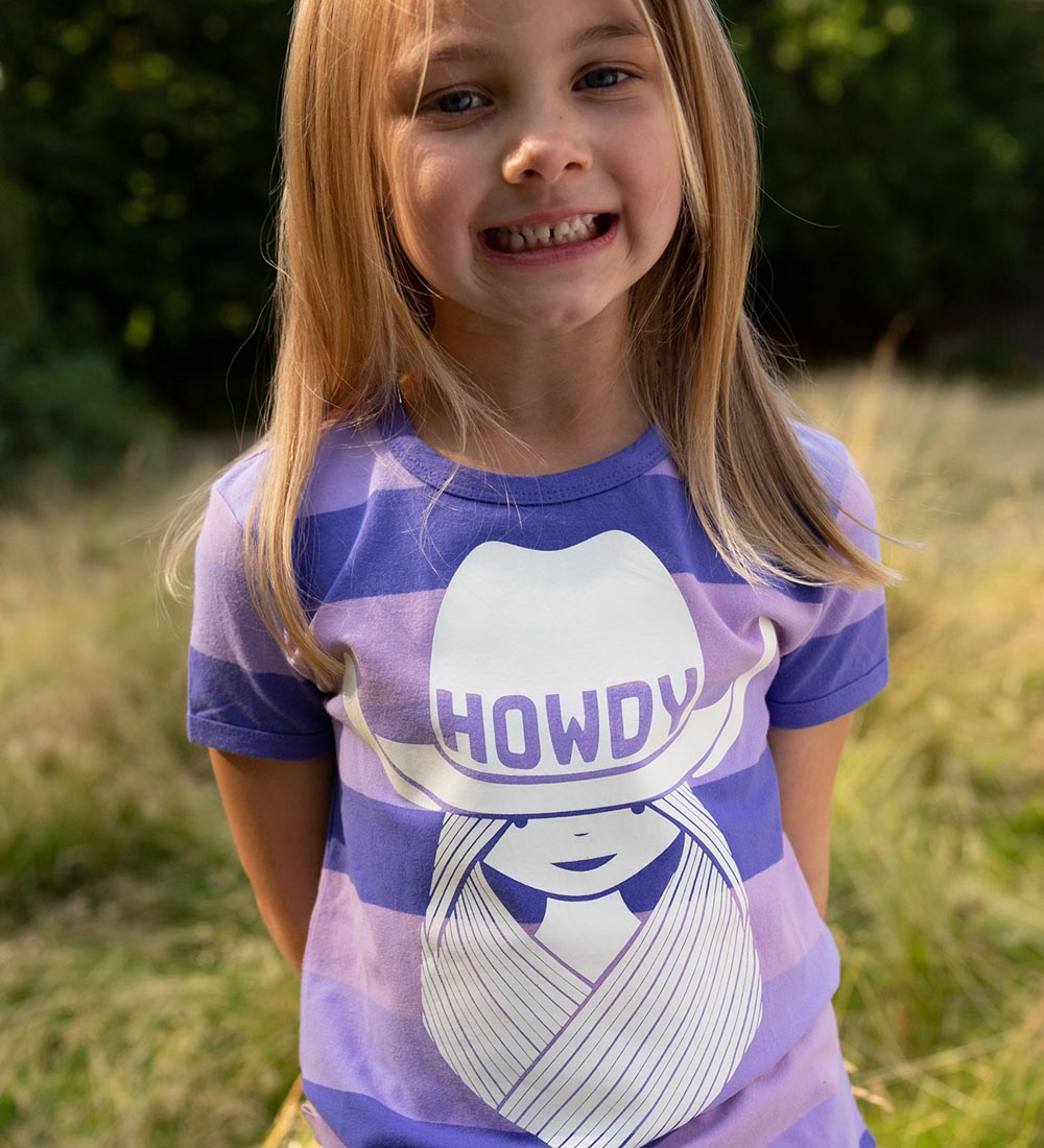 Danefæ T-shirt - Danechives - Purple Haze COWGIRL