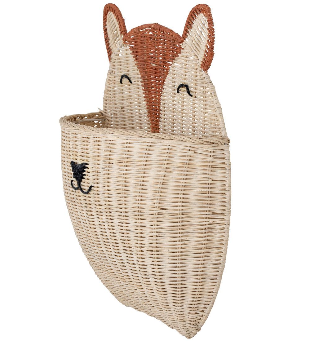 Bloomingville Opbevaringskurv - Gerti - 44x47 cm - Rattan - Natu