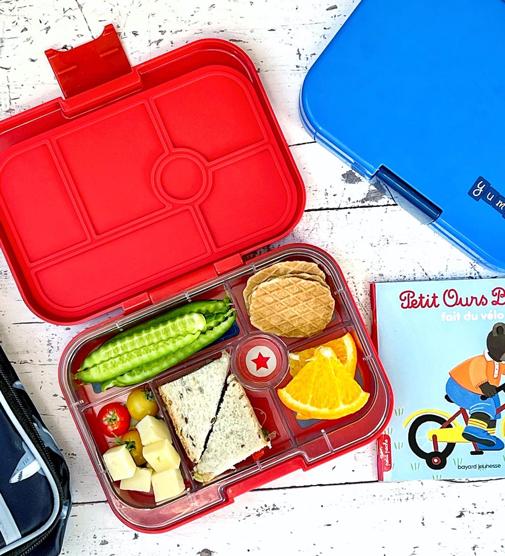 Yumbox Madkasse m. 6 Rum - Bento Original - Roar Red Rocket