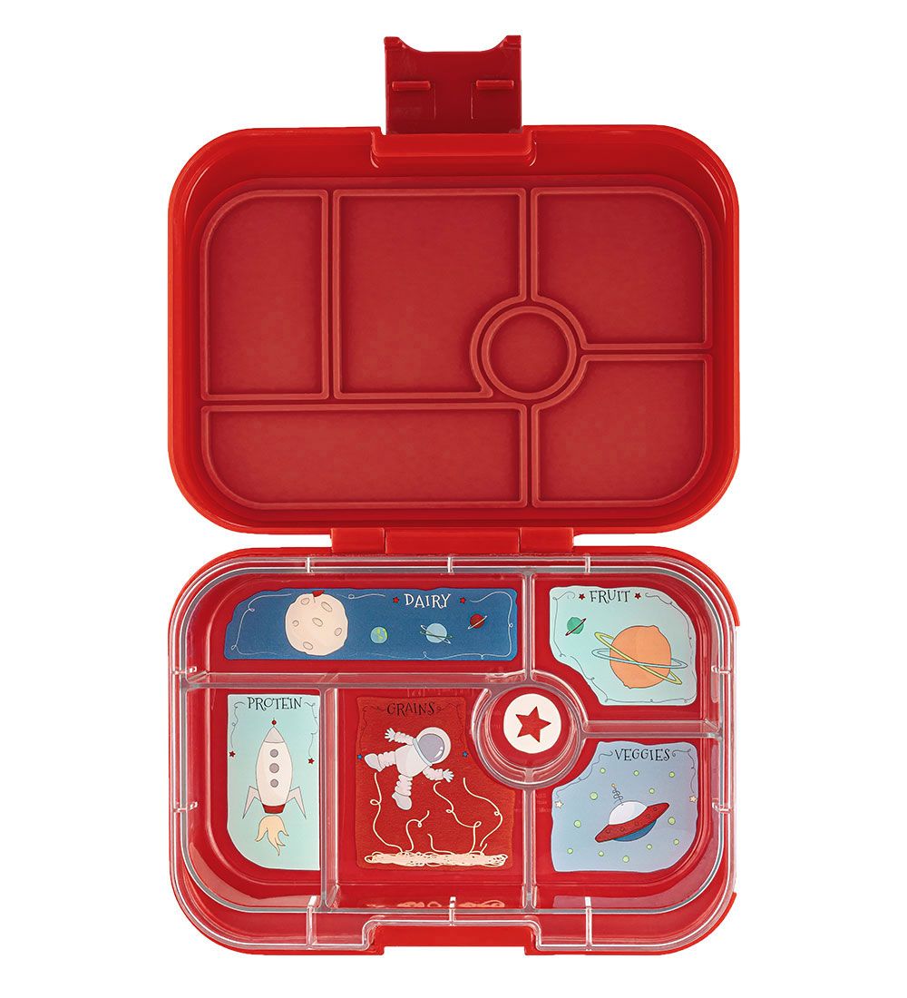 Yumbox Madkasse m. 6 Rum - Bento Original - Roar Red Rocket