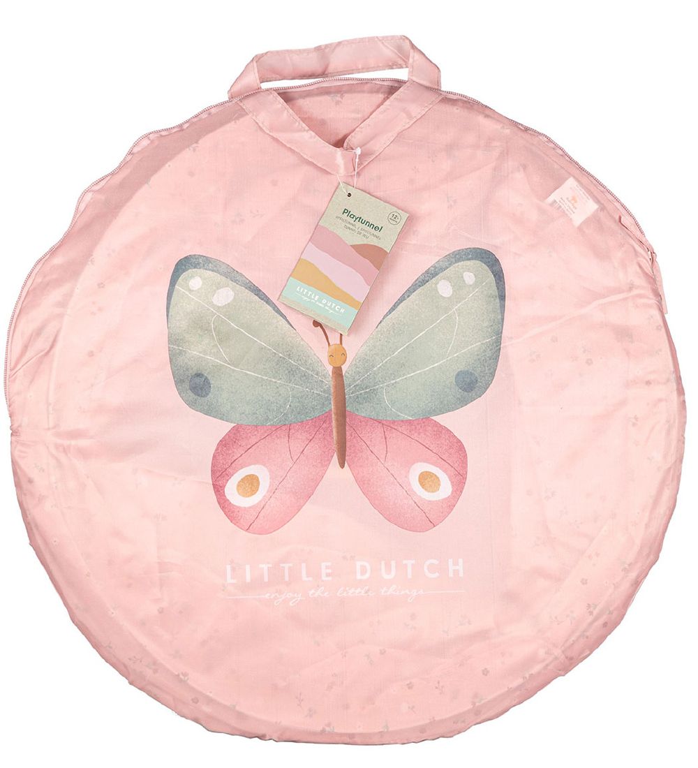 Little Dutch Kravletunnel - 180 cm - Flowers & Butterflies