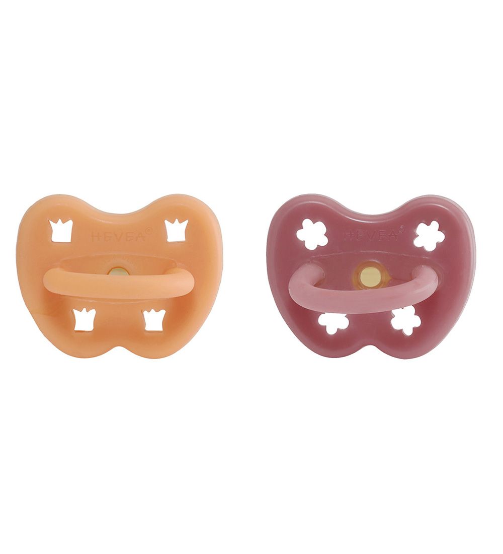 Hevea Sutter - 3-36 mdr - 2-Pak - Naturgummi - Apricot Crush & B