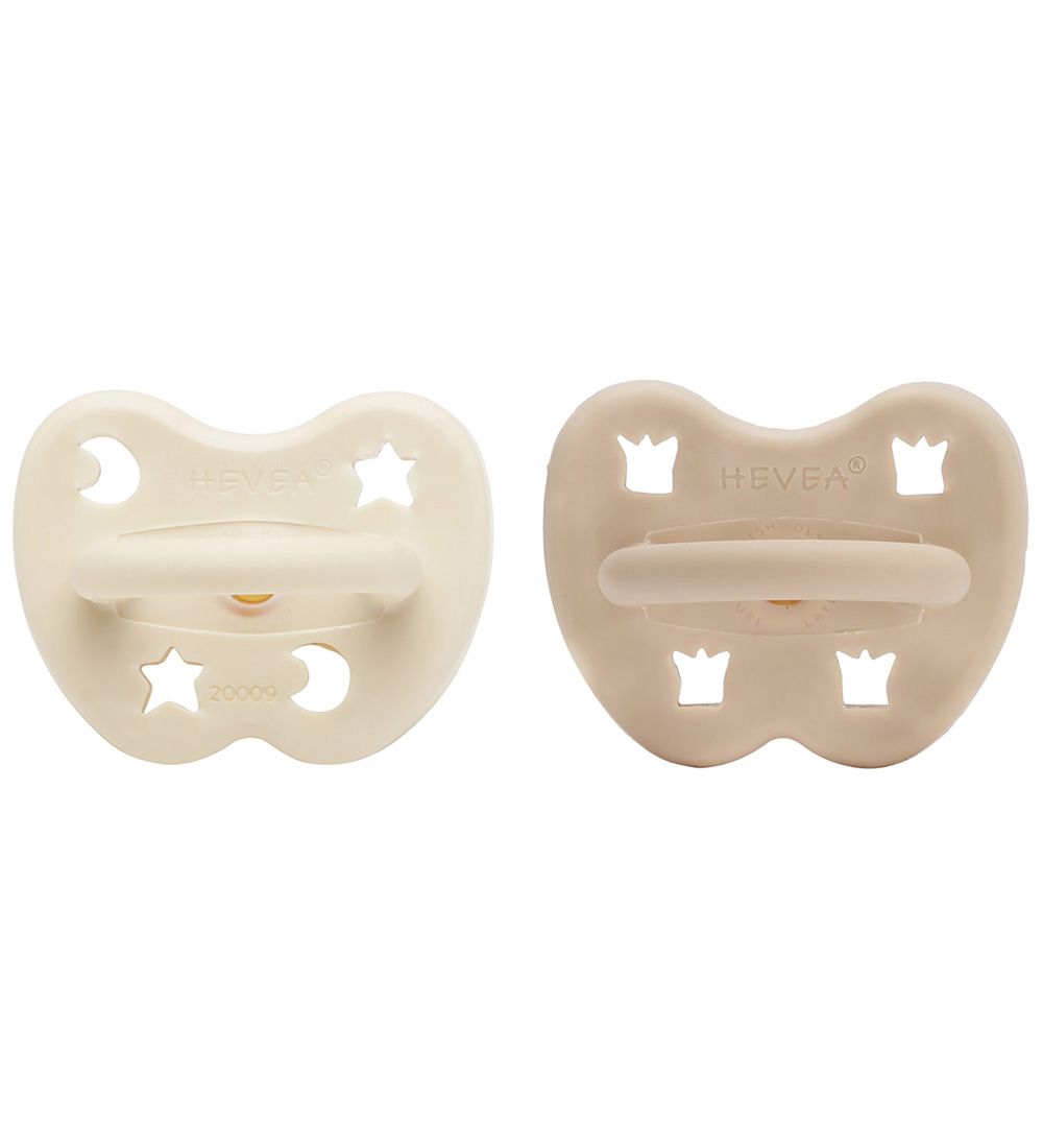 Hevea Sutter - 3-36 mdr - 2-Pak - Naturgummi - Milky White & San