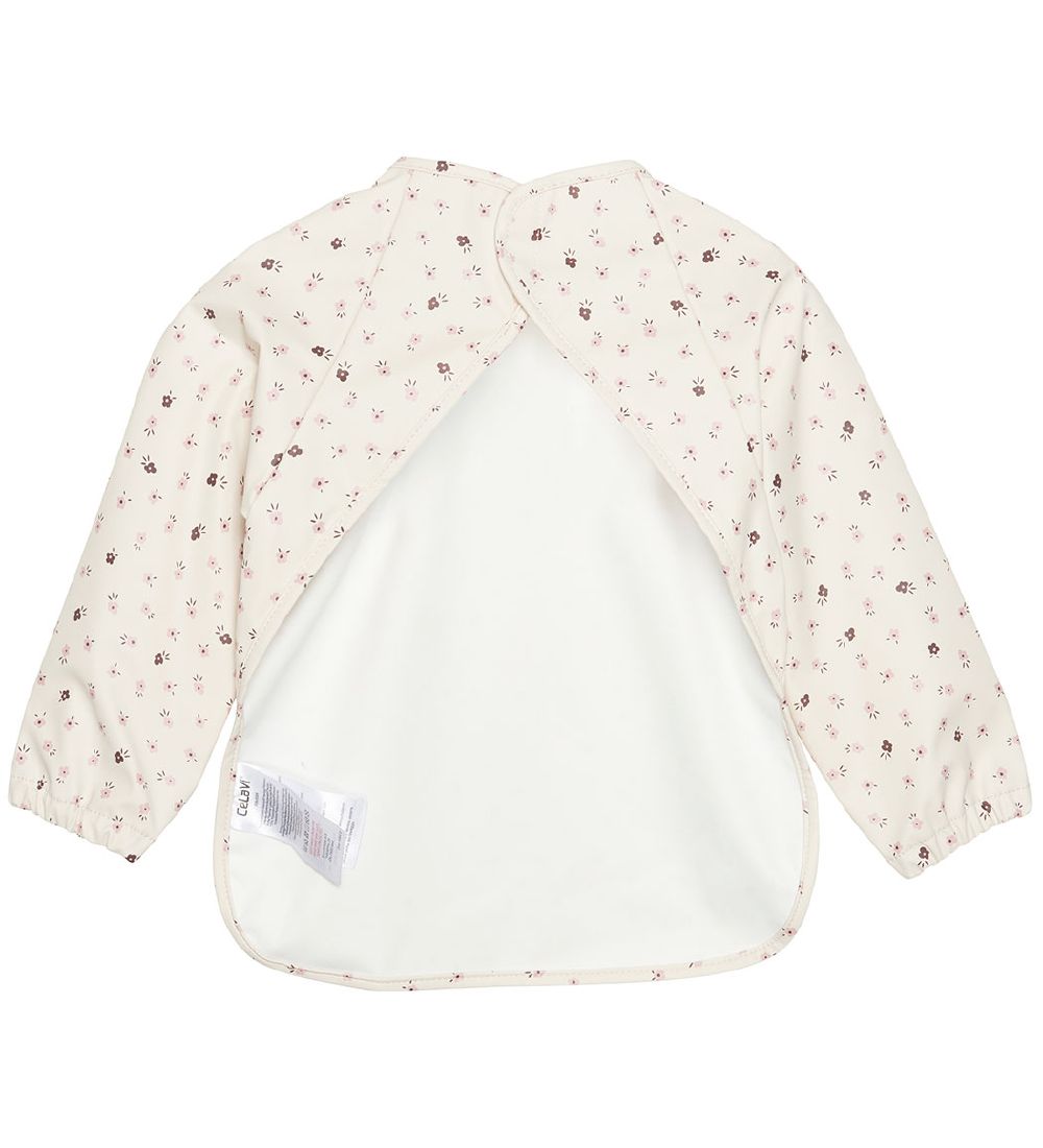 CeLaVi Forklæde - PU - Perfectly Pale m. Blomster
