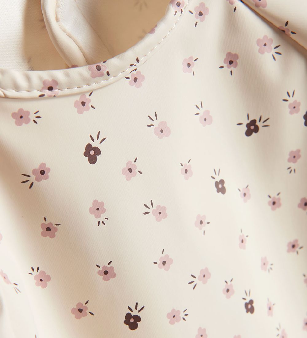 CeLaVi Forklæde - PU - Perfectly Pale m. Blomster