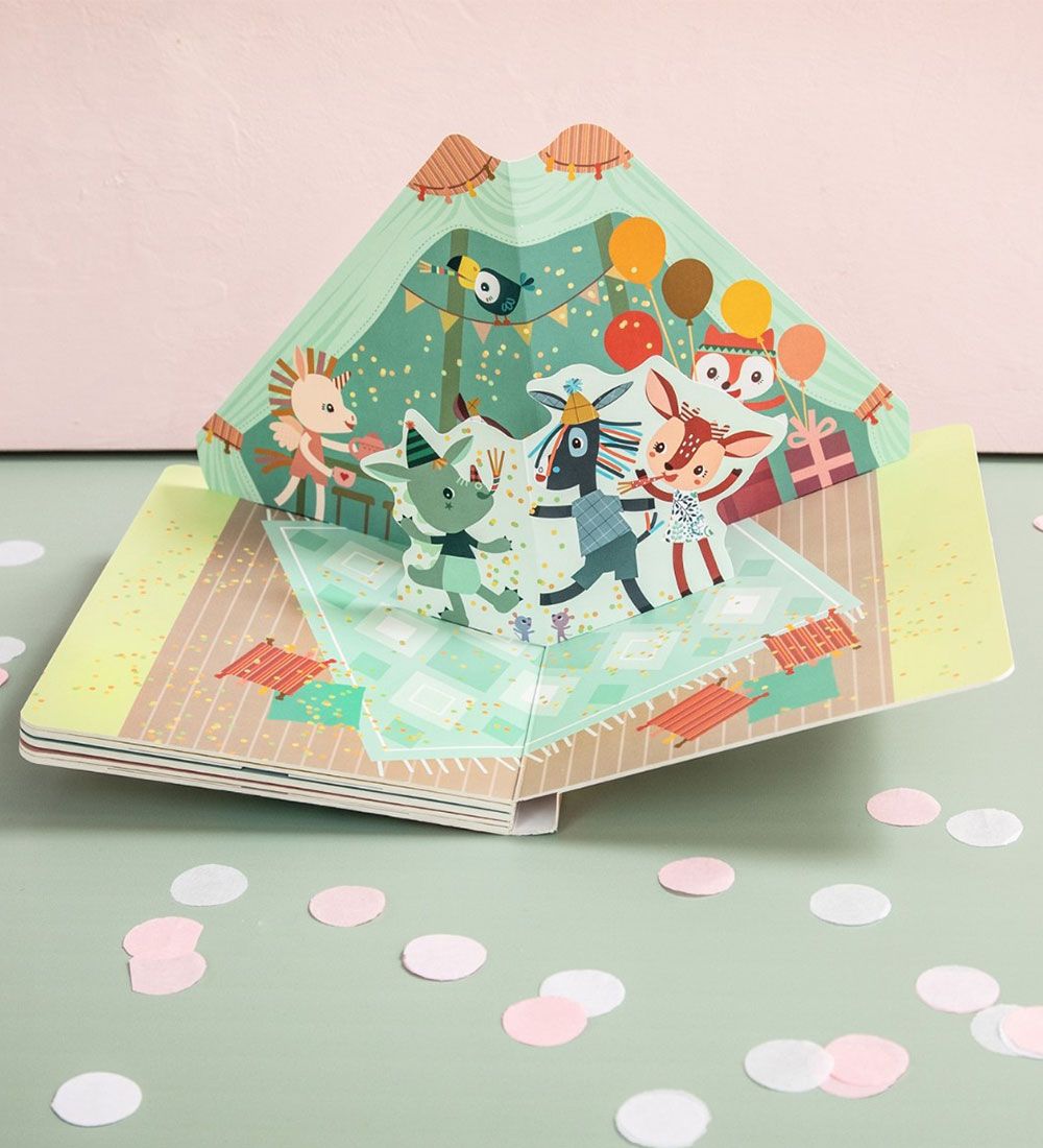 Lilliputiens Aktivitetsbog - Pop-Up Book - Birthday Party