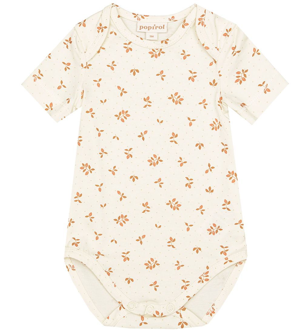 Popirol Body k/æ - Polula Baby Body - Print Blossom