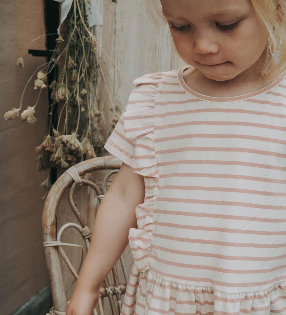 Popirol Kjole - Poanneli Dress - Striped Vanilla
