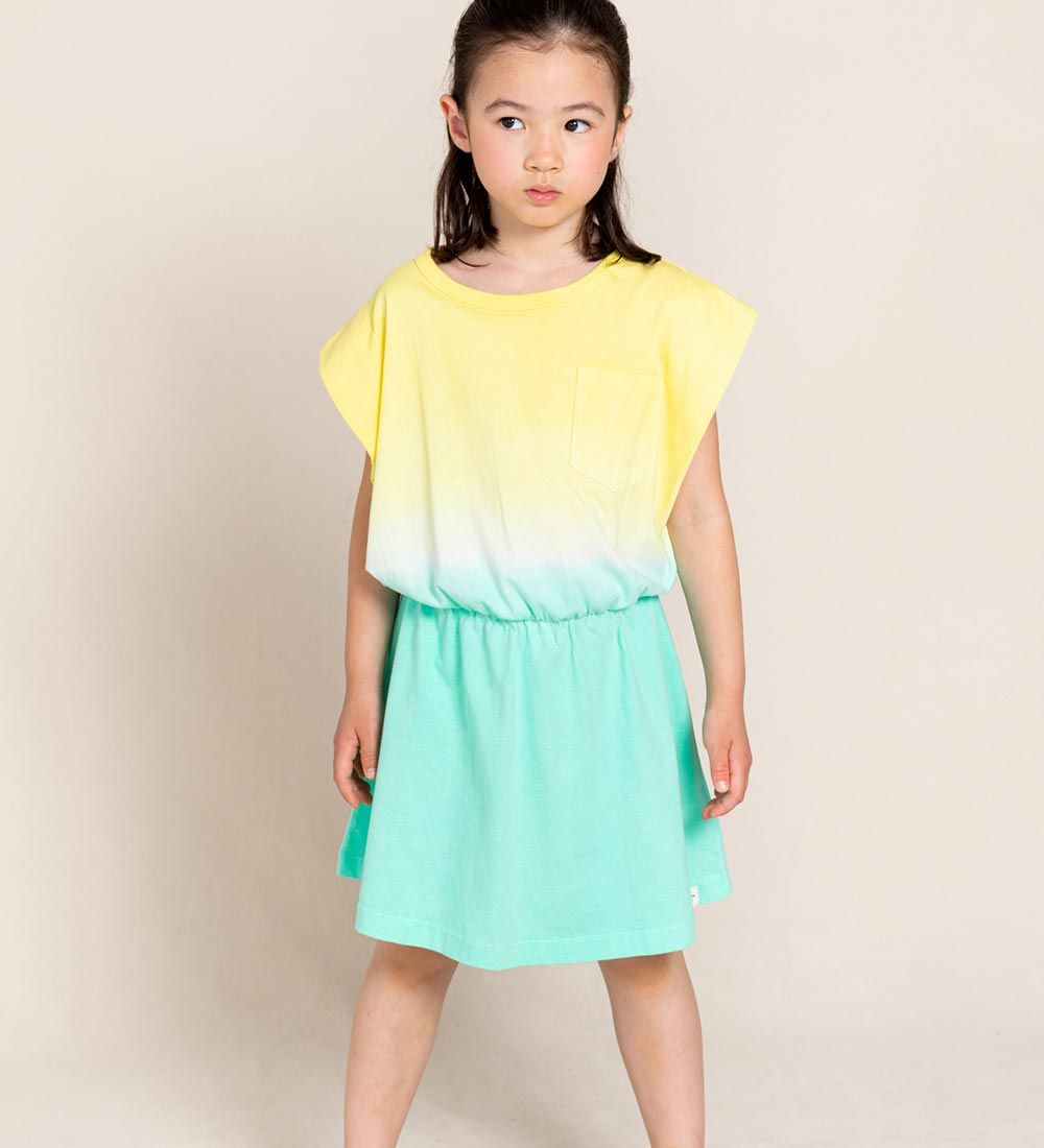 Finger In The Nose Kjole - Billie - Soft Yellow Dip Dye