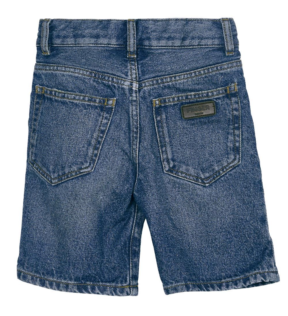Finger In The Nose Denimhorts - Edward - Medium Blue