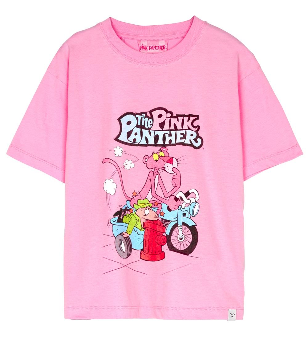 Finger In The Nose x Pink Panther T-Shirt - King - Pink Motorbik