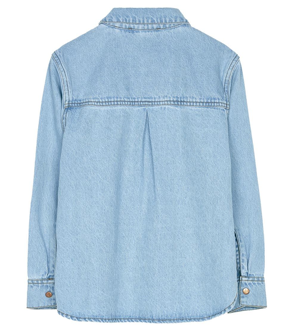 Finger In The Nose Denimskjorte - Enara - Bleached Blue