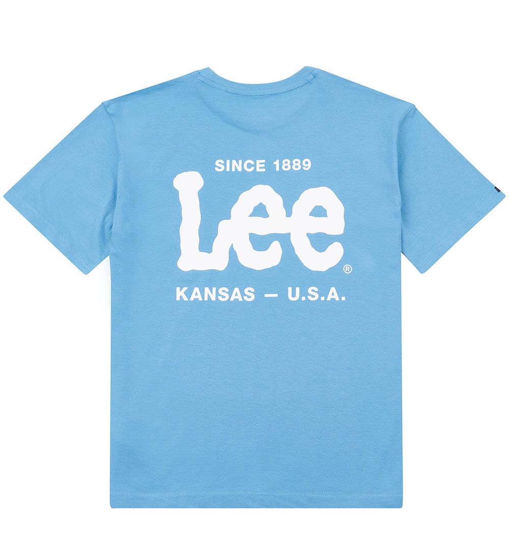 Lee T-shirt - Supercharged Oversized - Cyaneus