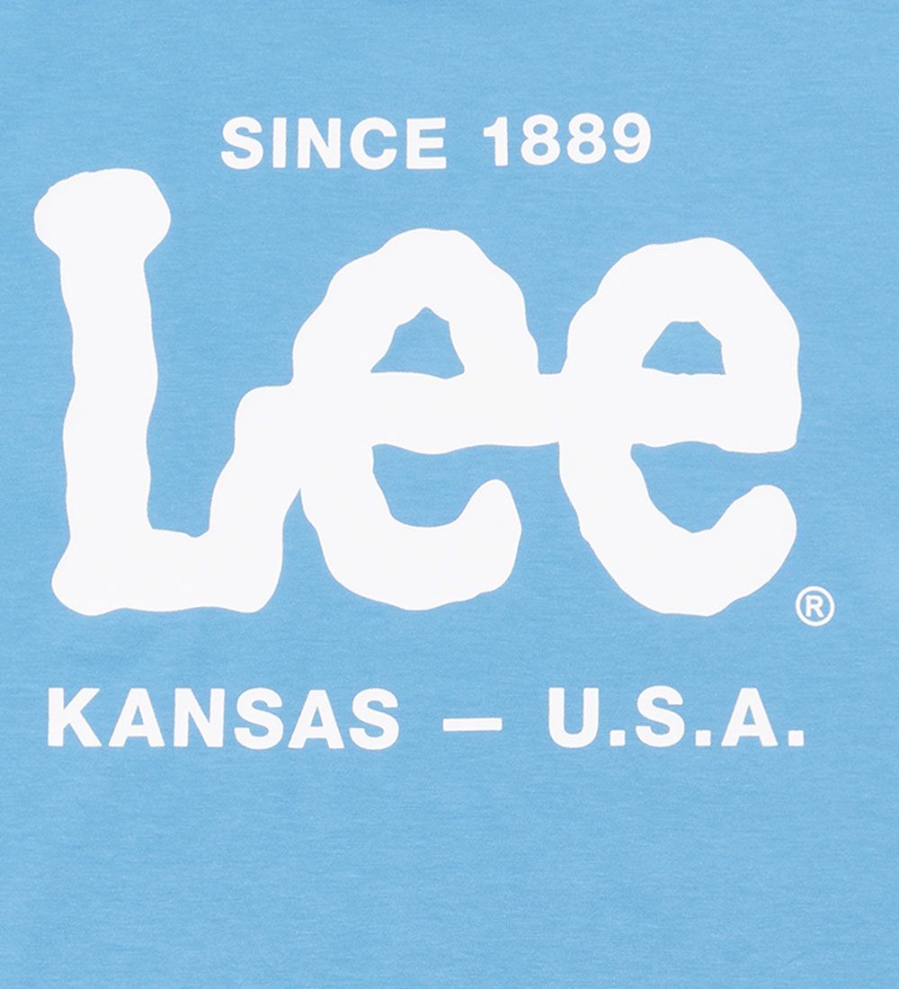 Lee T-shirt - Supercharged Oversized - Cyaneus