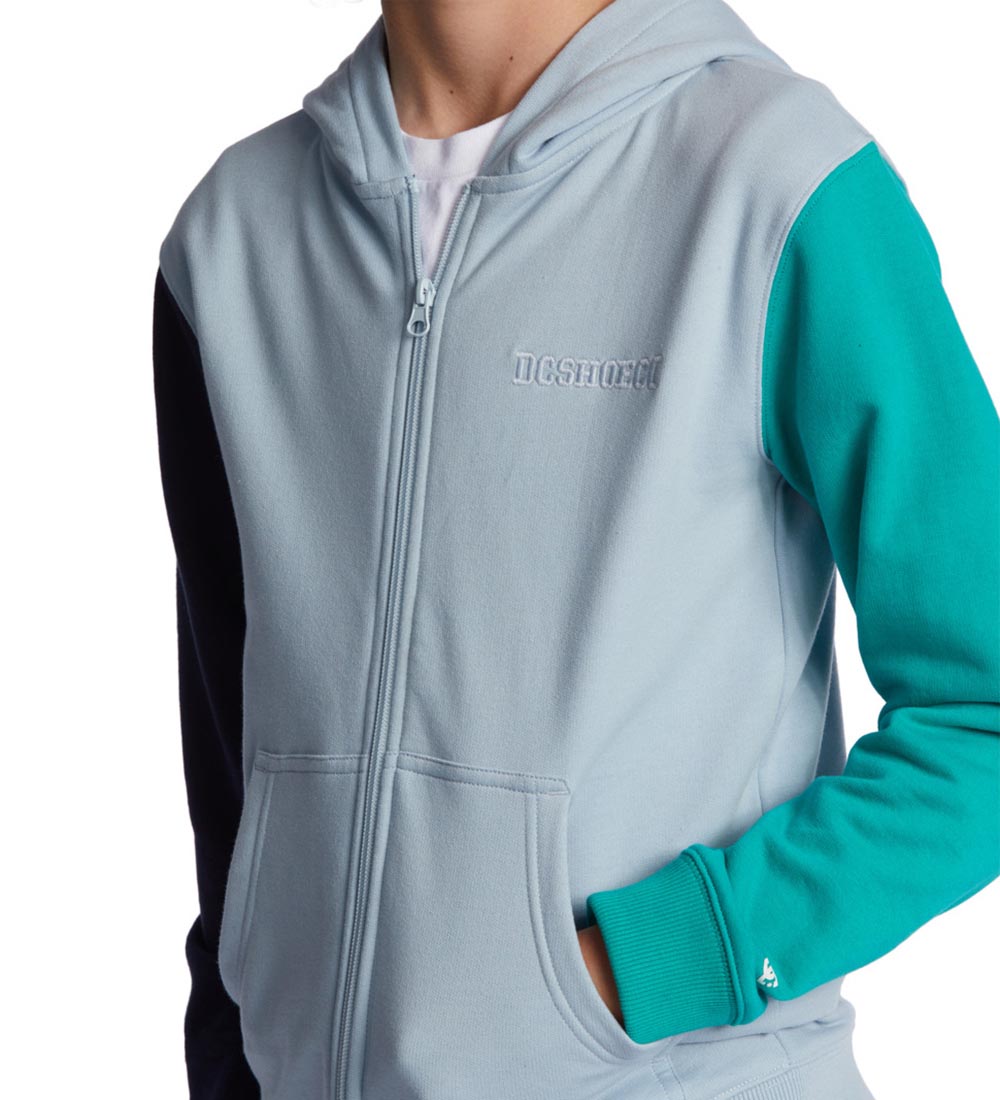 DC Cardigan m. Hætte - Riot 2 -  Light Blue