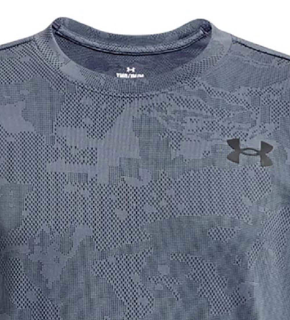 Under Armour T-shirt - UA Tech Vent Jacquard - Downpour Gray