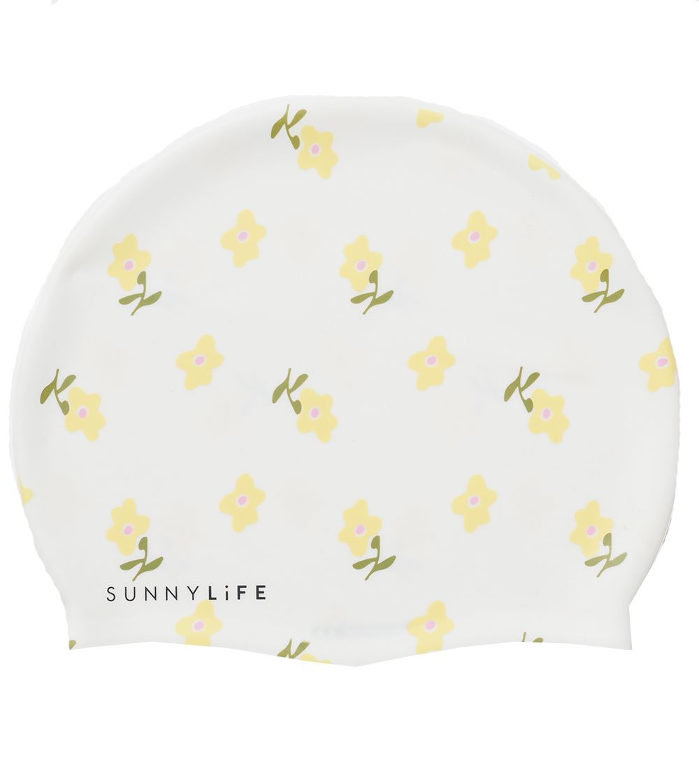 SunnyLife Badehætte - The Fairy Lemon - Hvid/Gul