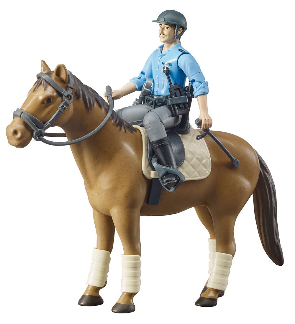 Bruder Figur - bworld - Politimand m. Hest - 62507