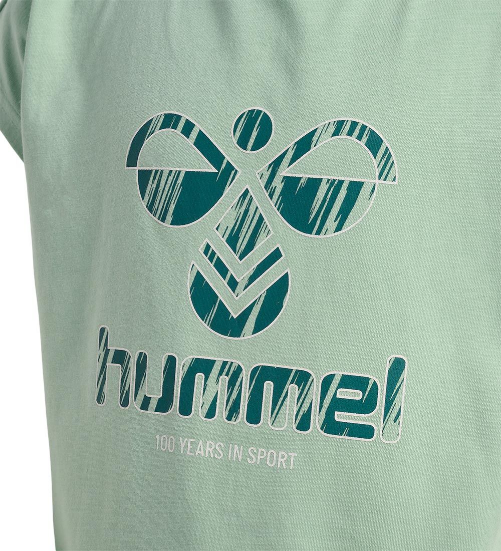 Hummel T-shirt - hmlOlivia - Silt Green