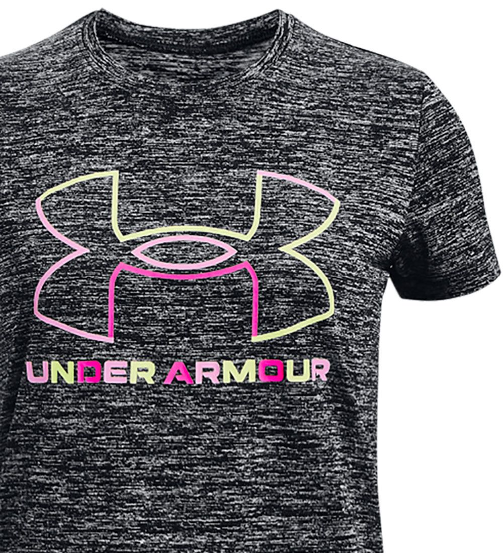 Under Armour T-shirt - Tech Twist - Sort Melange