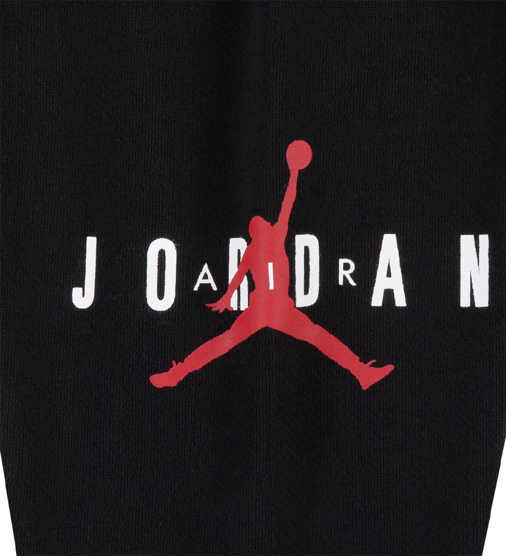 Jordan Sæt - Sweatpants/T-shirt - Sort
