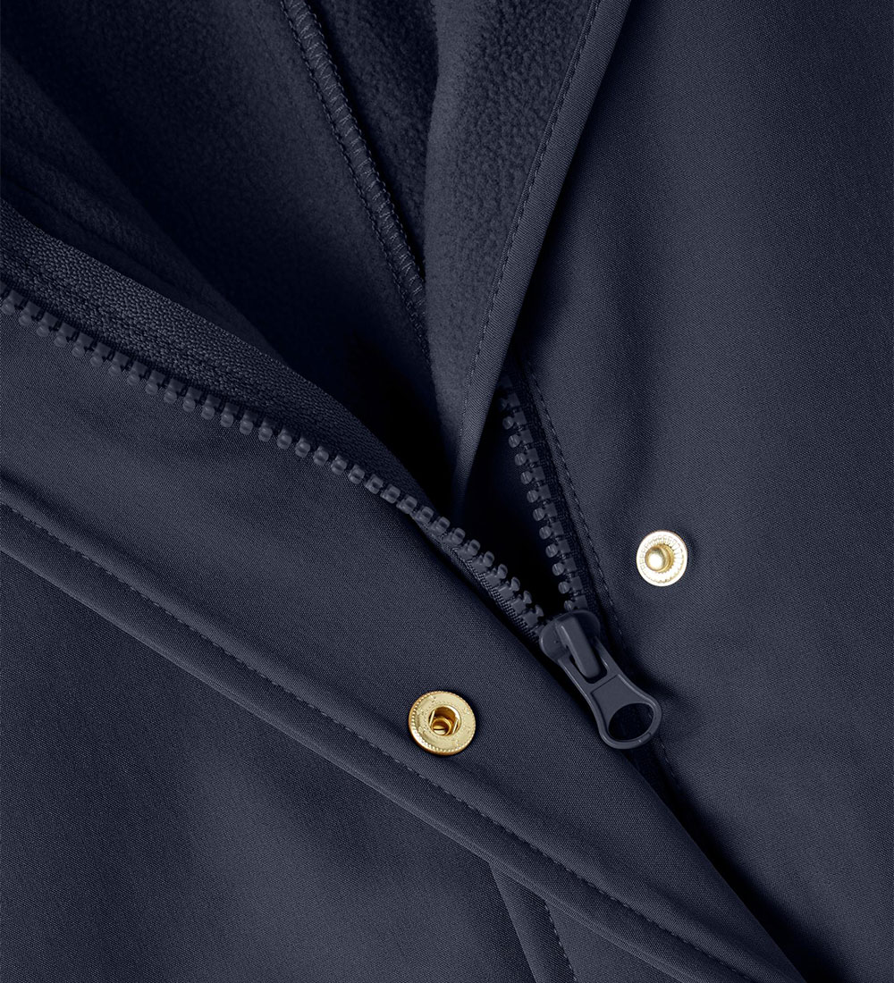 Name It Softshelljakke m. Fleece - NkfAlfa - Dark Sapphire