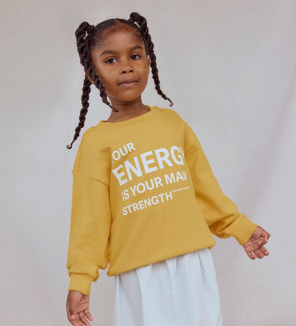 Vero Moda Girl Sweatshirt - VmBrenda - Golden Cream/Energy