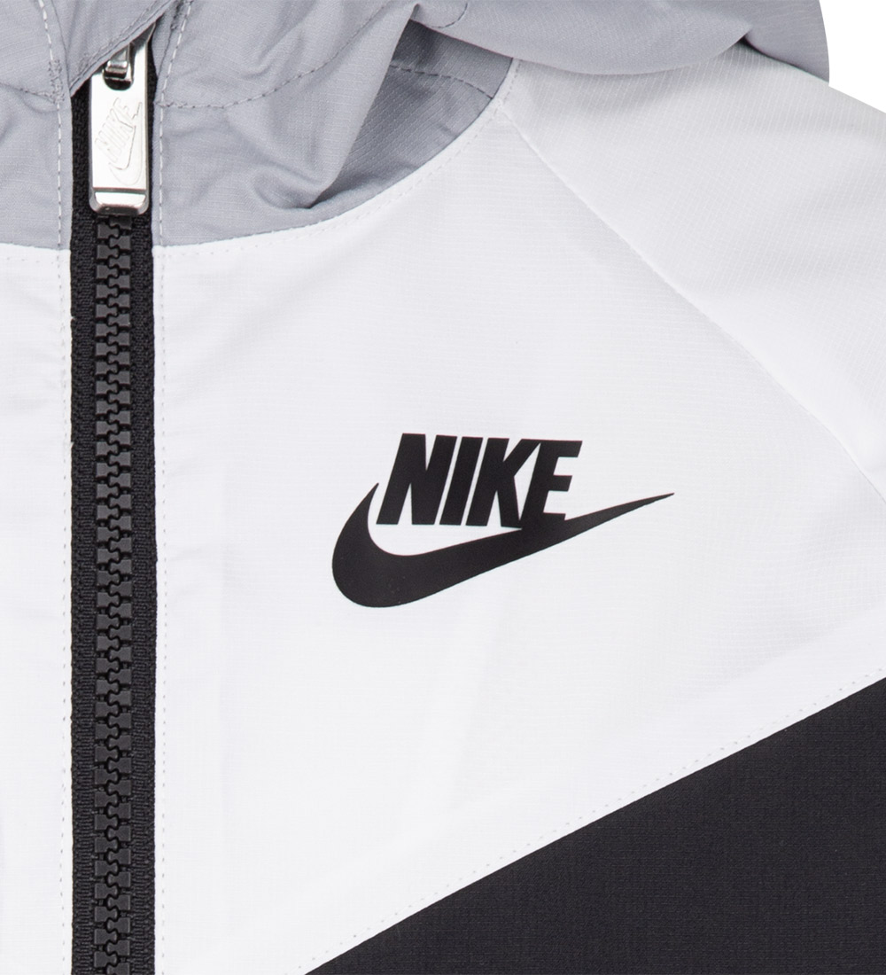 Nike Jakke - Sort/Hvid