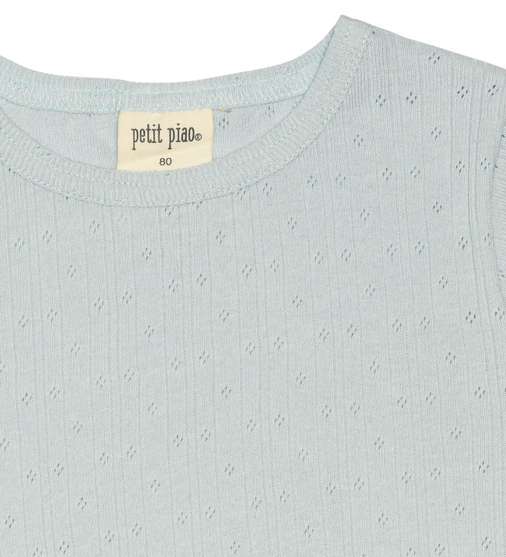 Petit Piao T-shirt - Pointelle - Pearl Blue