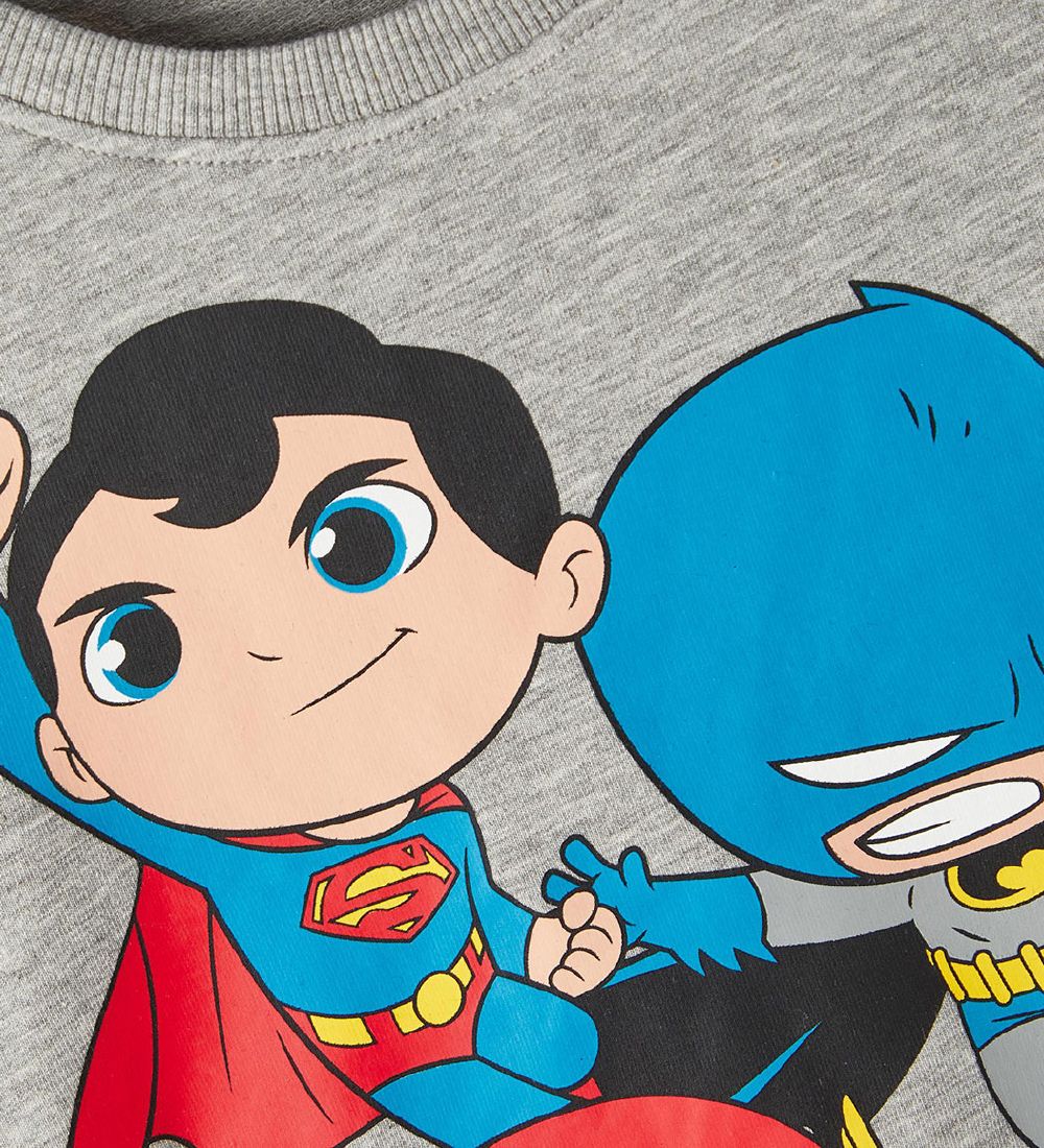Name It Sweatshirt - NmmJak - Grmeleret m. Super Friends
