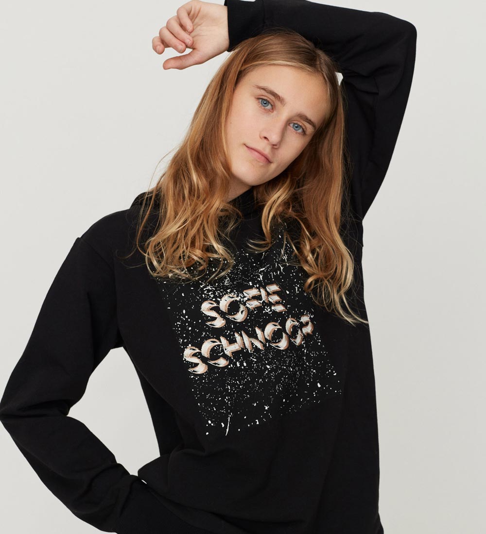 Sofie Schnoor Girls Hættetrøje - Sort