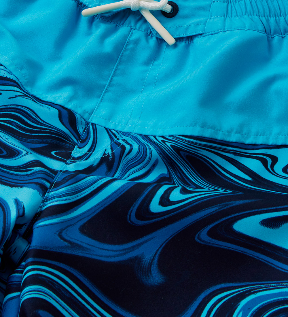 Reima Badeshorts - UV50+ - Papaija - Navy m. Print