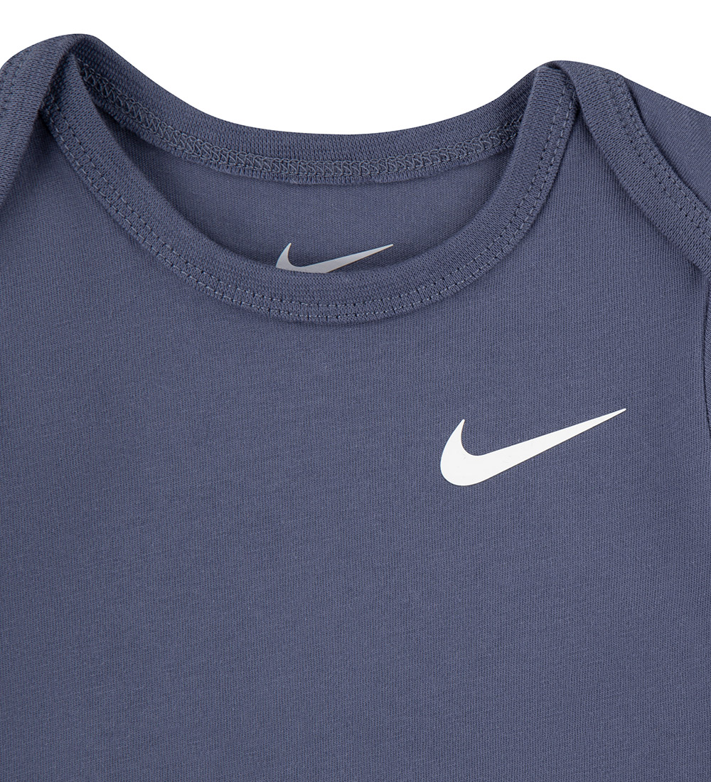 Nike Bodyer k/æ - Swoosh - 3-pak - Blå/Grå