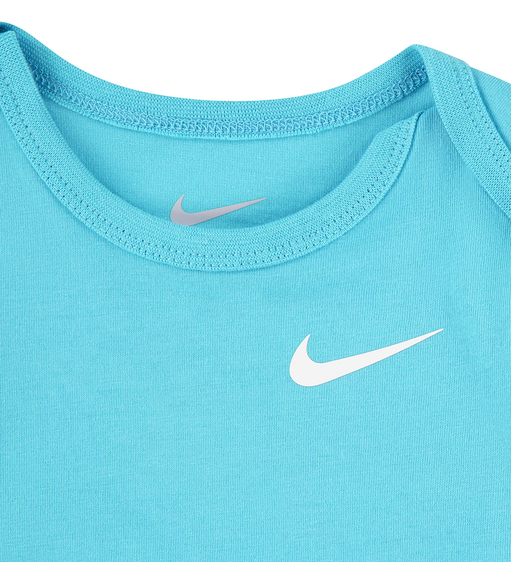 Nike Bodyer k/æ - Swoosh - 3-pak - Blå/Grå