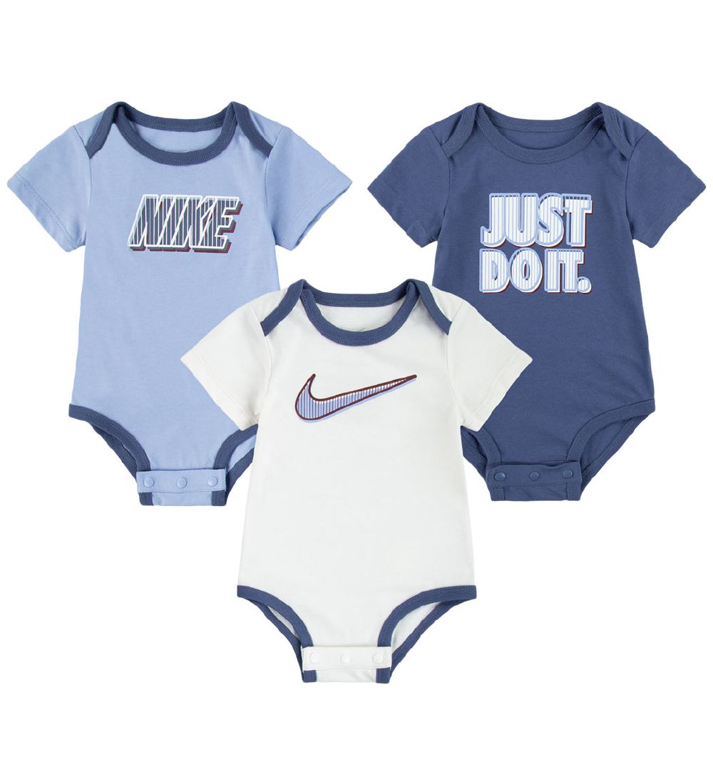 Nike Bodyer k/æ - 3-pak - Blå/Hvid