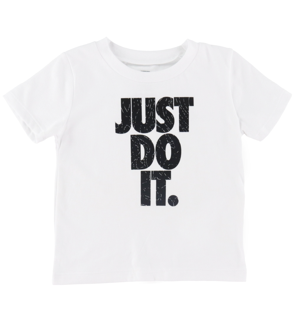 Nike Sæt - T-shirt/Sweatpants - Sort/Hvid