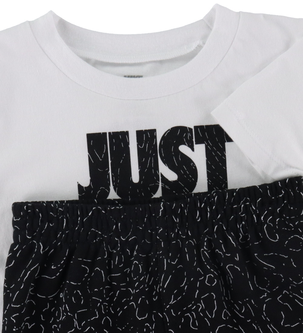 Nike Sæt - T-shirt/Sweatpants - Sort/Hvid