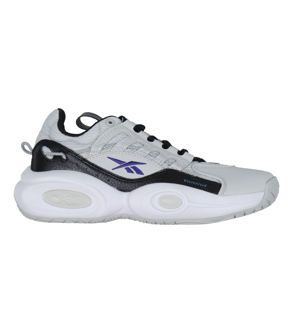 Reebok Sko - Solution Mid - Grå/Sort/Lilla