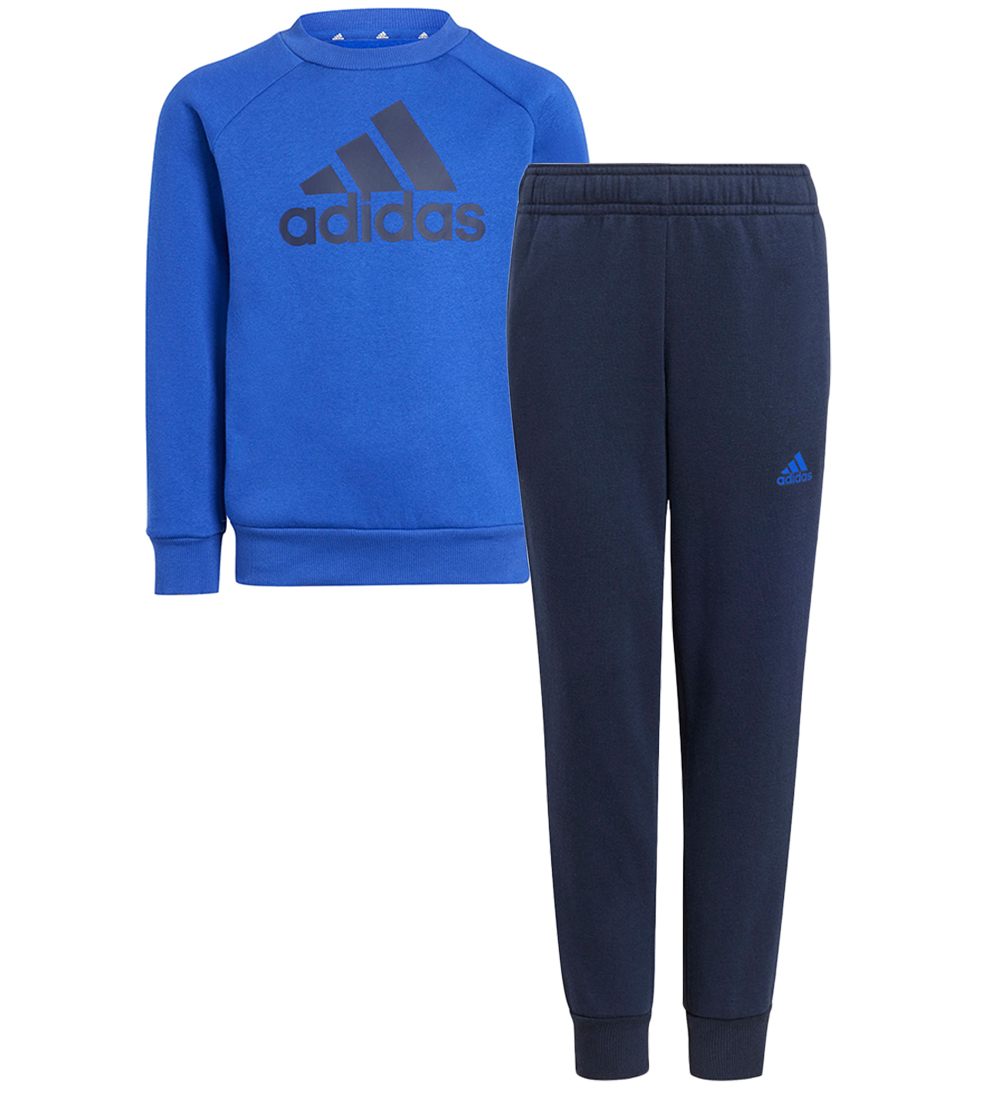 adidas Performance Sweatsæt - LK Bos Jog FL - Blå/Navy