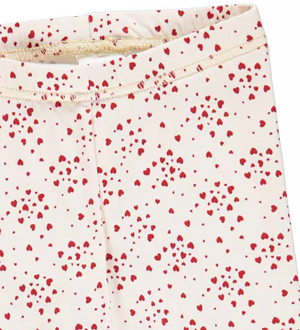 Müsli Leggings - Love Buttercream/Berry Red