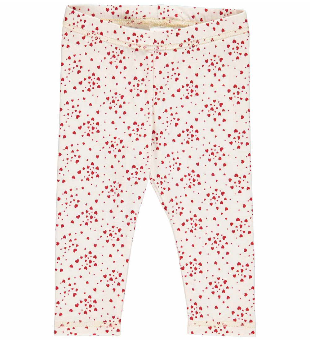 Müsli Leggings - Love Buttercream/Berry Red